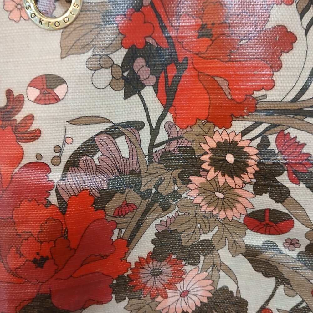 Floral Canvas Tote Bag - Picture 11 of 13